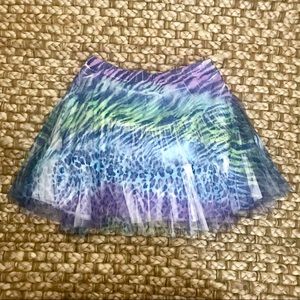 XHILARATION Animal Print Skirt